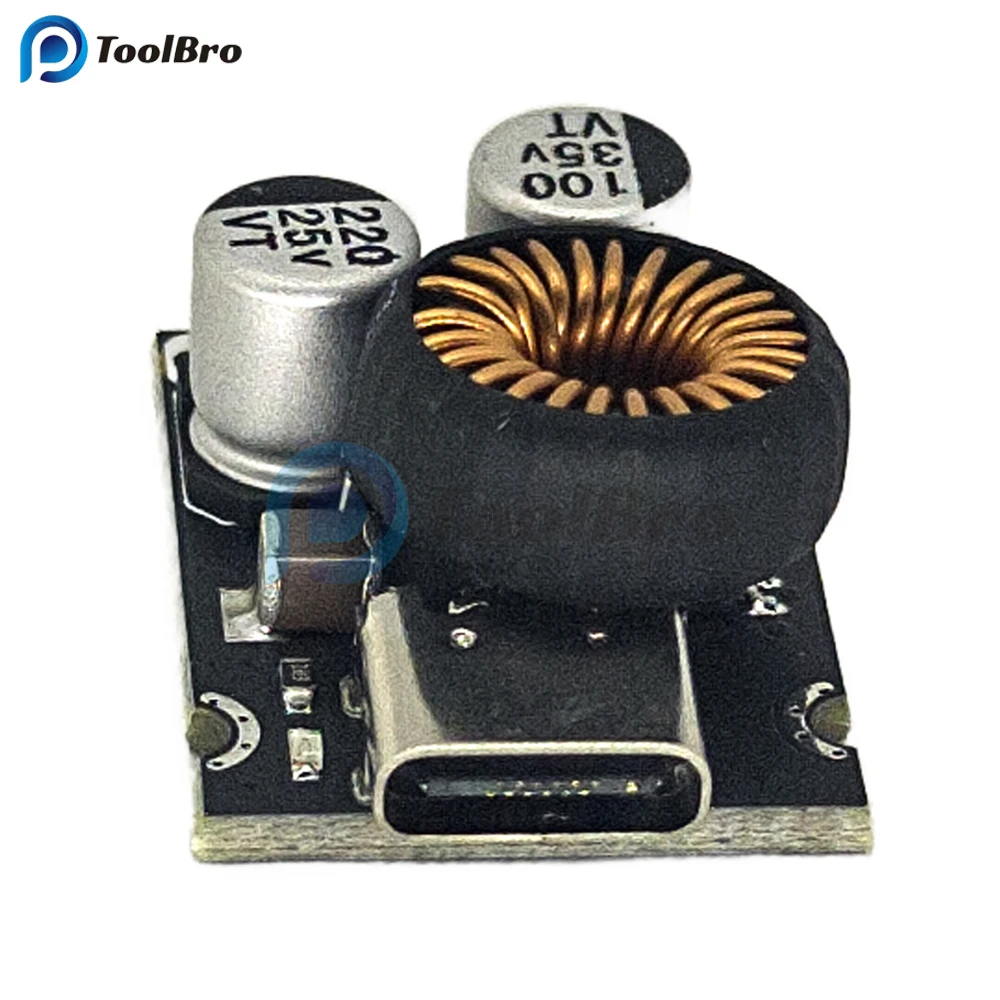 65W Type-C Fast Quick Charging Module DC-DC 12-30V to 5V 9V 12V 20V 3A Step Down Buck Converter PD2.0 PD3.1 QC2.0 QC3.0 AFC FCP