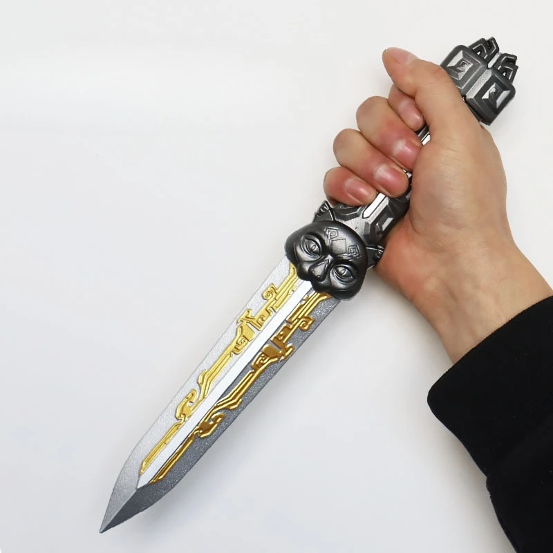 38.5m/15.16in Delta Action PU Data Flying Knife The Blade of Mercy Model Props Cosplay Game Peripherals Ornaments Boyfriend Gift