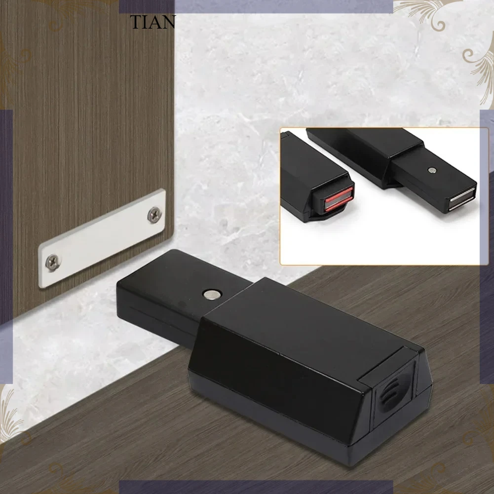 TIAN  Magnetic Door Catches Heavy Duty Push To Open Cabinet Catch Door Stops Closer Wardrobe Magnetic Suction Furniture Hardware