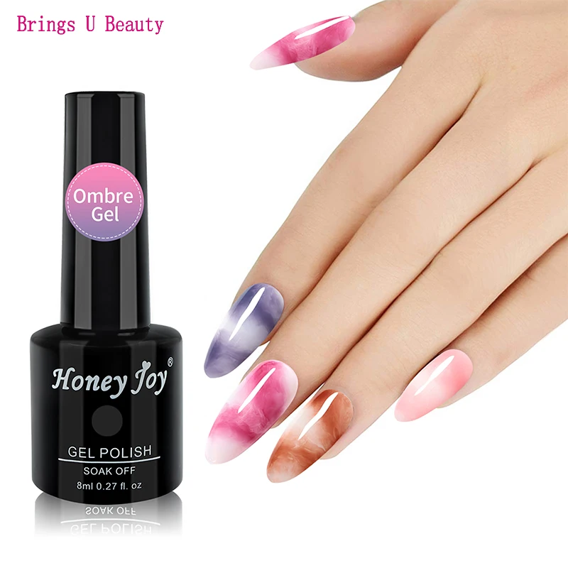 

8ml Watercolor Blooming Gel Polish Gradient Flower Ink Marble Semi Permanent Nail Varnish Gel Paint Nail Art Design