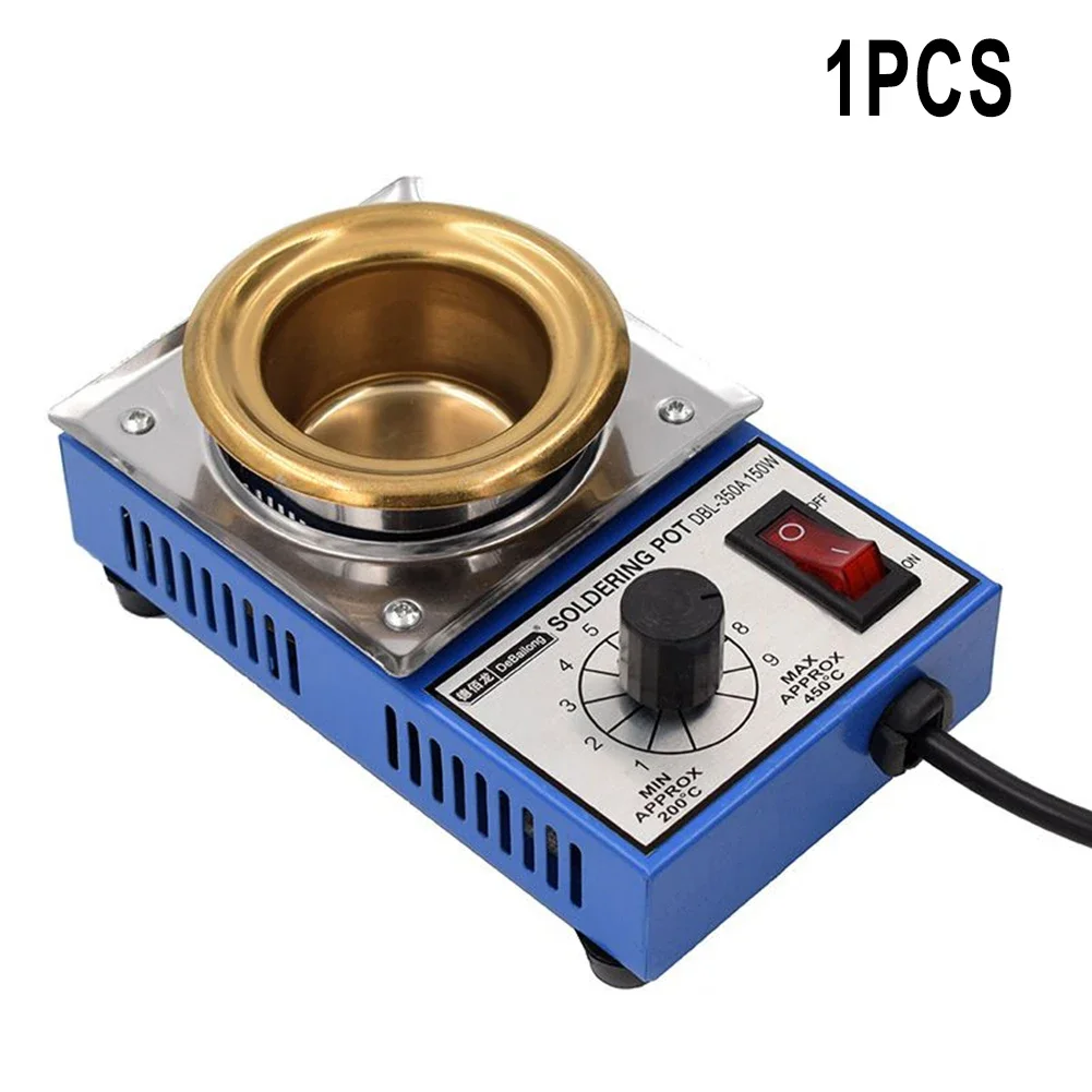 40mm Depth Of Tank Soldering Furnace 1Pc AC220V Material Model Stainless Steel Tin Plate Diameter Welding Time