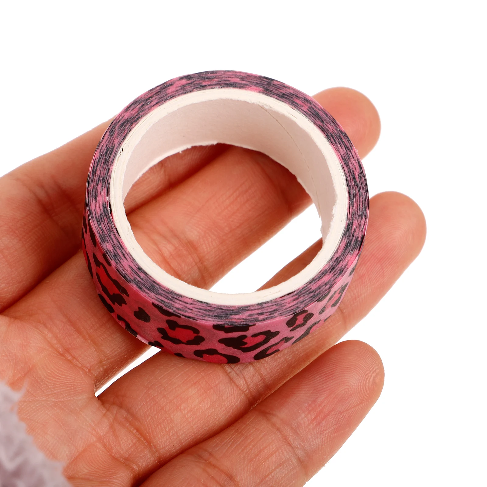 

4pcs Cartoon Washi Tape Set Leopard Print Scrapbook Tape Decorative Adhesive Tapes Scrapbook Craft Supplies Thin