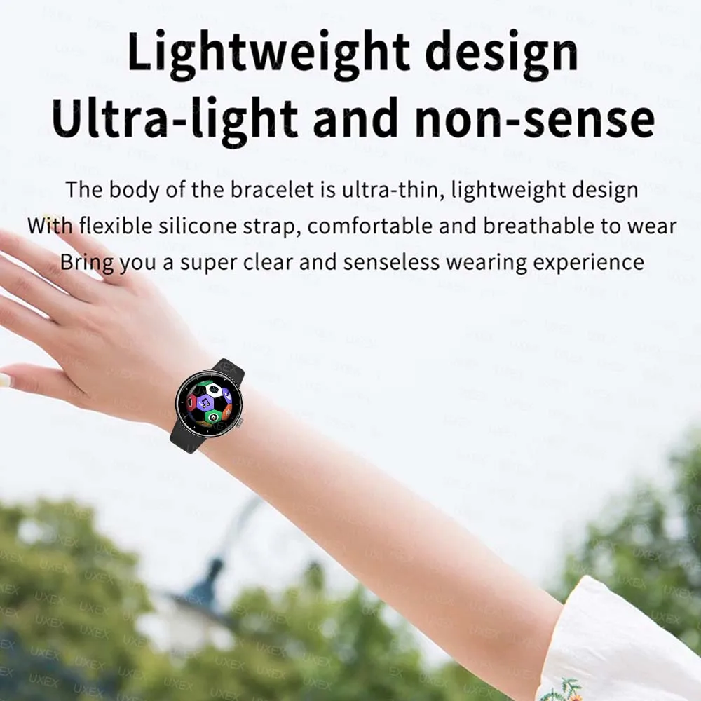 Fashion Plus Smartwatch Masculinos عرض كامل الشاشة اليوم هدية مكالمة لاسلكية الصحة المقتفي مخصص صور Pro ساعة السيدات الجديدة