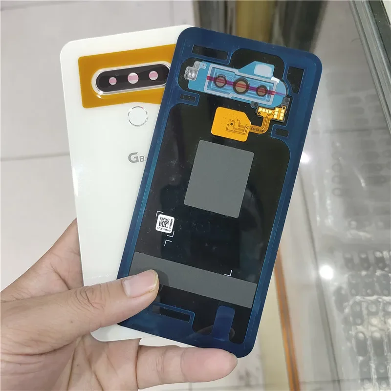 Glass Cover For LG G8S LMG810 LM-G810 LMG810EAW Battery Back Cover Rear Door ThinQ with Touch ID Fingerprint