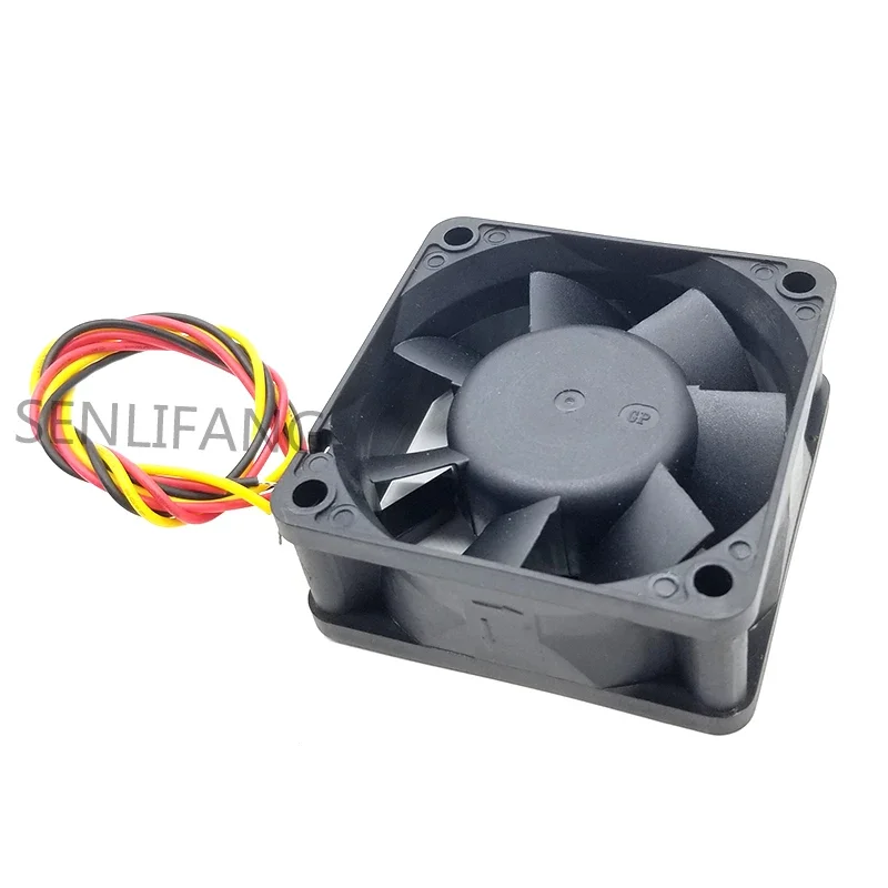 New Cooler For Y.S.TECH FD1260255B 2A DC12V 1.44W 3 Wires 6025 60X60X25MM Cooling Fan