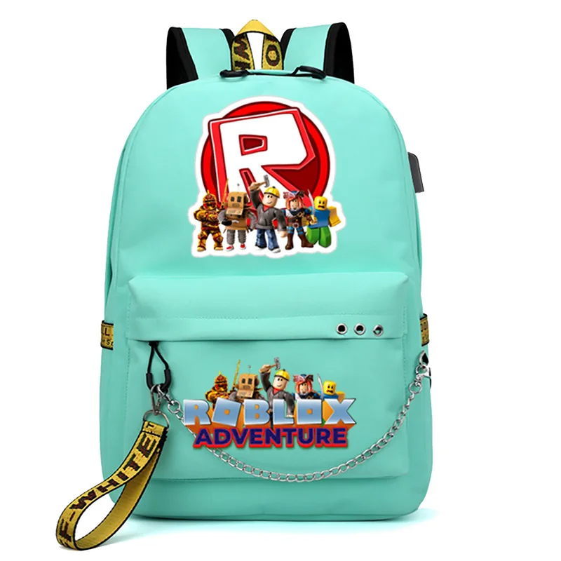 

Game Roblox Cartoon Print Backpack Student Large Capacity Schoolbag School Supplies Birthday Gifts