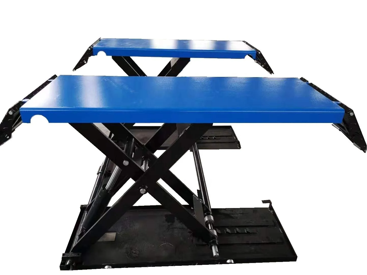 2.2Kw Mid Rise Quick Hydraulic Scissor Portable Car Lifts