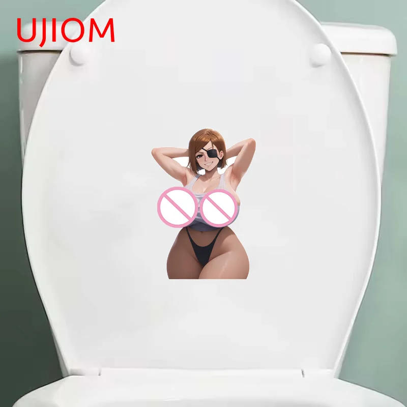 UJIOM Kugisaki Nobara Sexy Big Boobs Wall StickerCreative Personality Hentai Personality Decal Attractive Living Home Decor