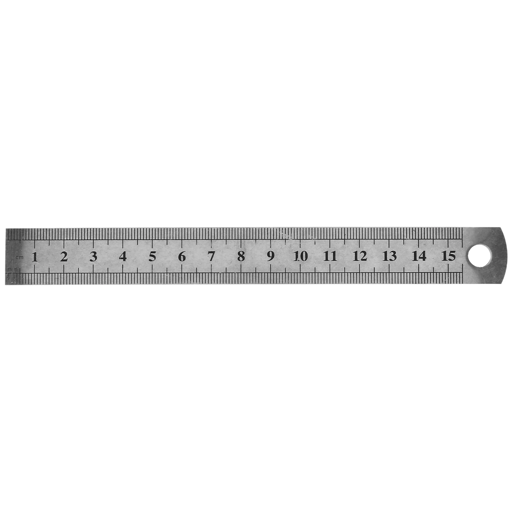 AT16 15cm 6 Inch Stainless Metal Ruler Measuring Tool