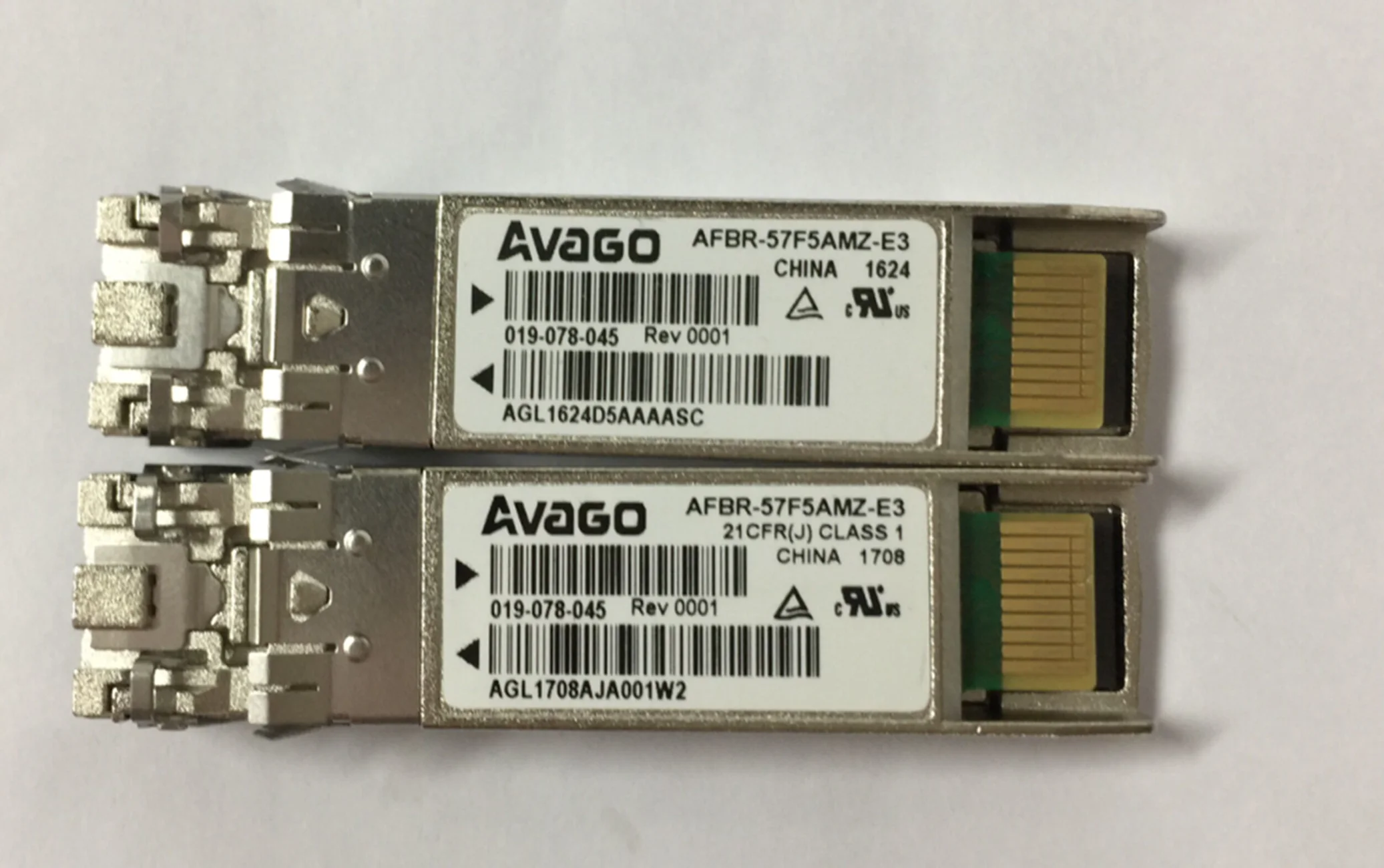 

AVAGO AFBR-57F5AMZ-E3 019-078-045 16G 850NM Multimode Dual Fiber Transceiver Module avago 16g sfp+ Transceiver/fiber switch