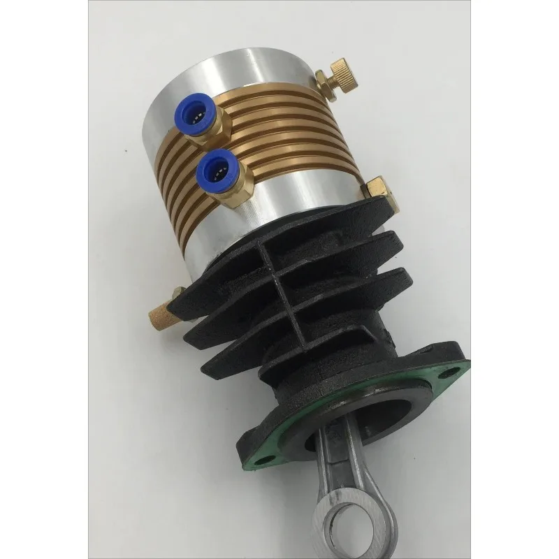 Single Cylinder Pump Head 30MPA 4500PSI High Pressure Air Compressor Cylinder Head Repair Parts Replacement Accessories