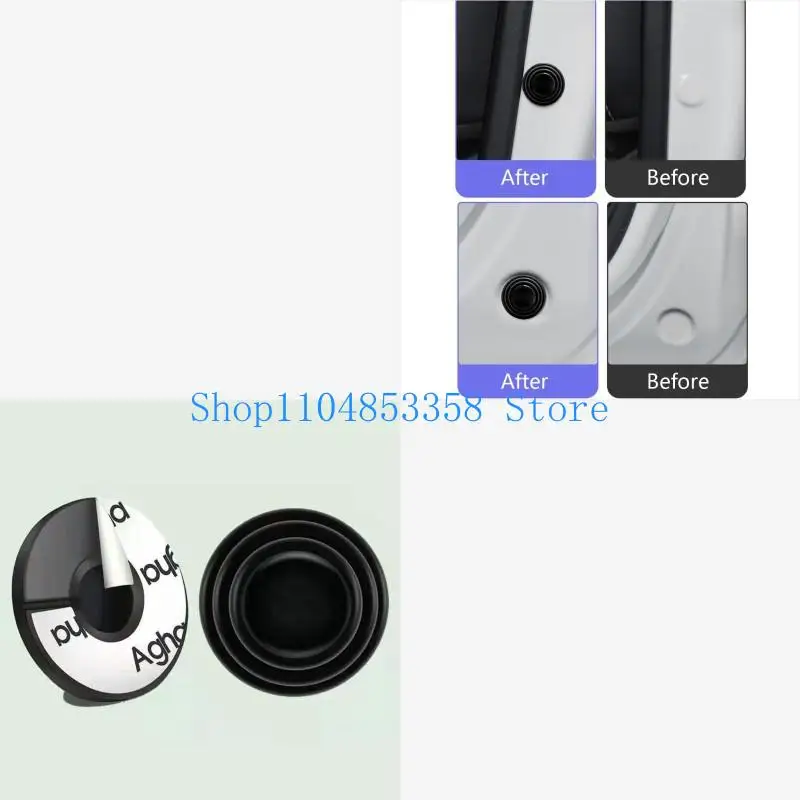 

652f 10x Car Door Cover Shock Apporber Buffer Buffer Silent Collision Collision