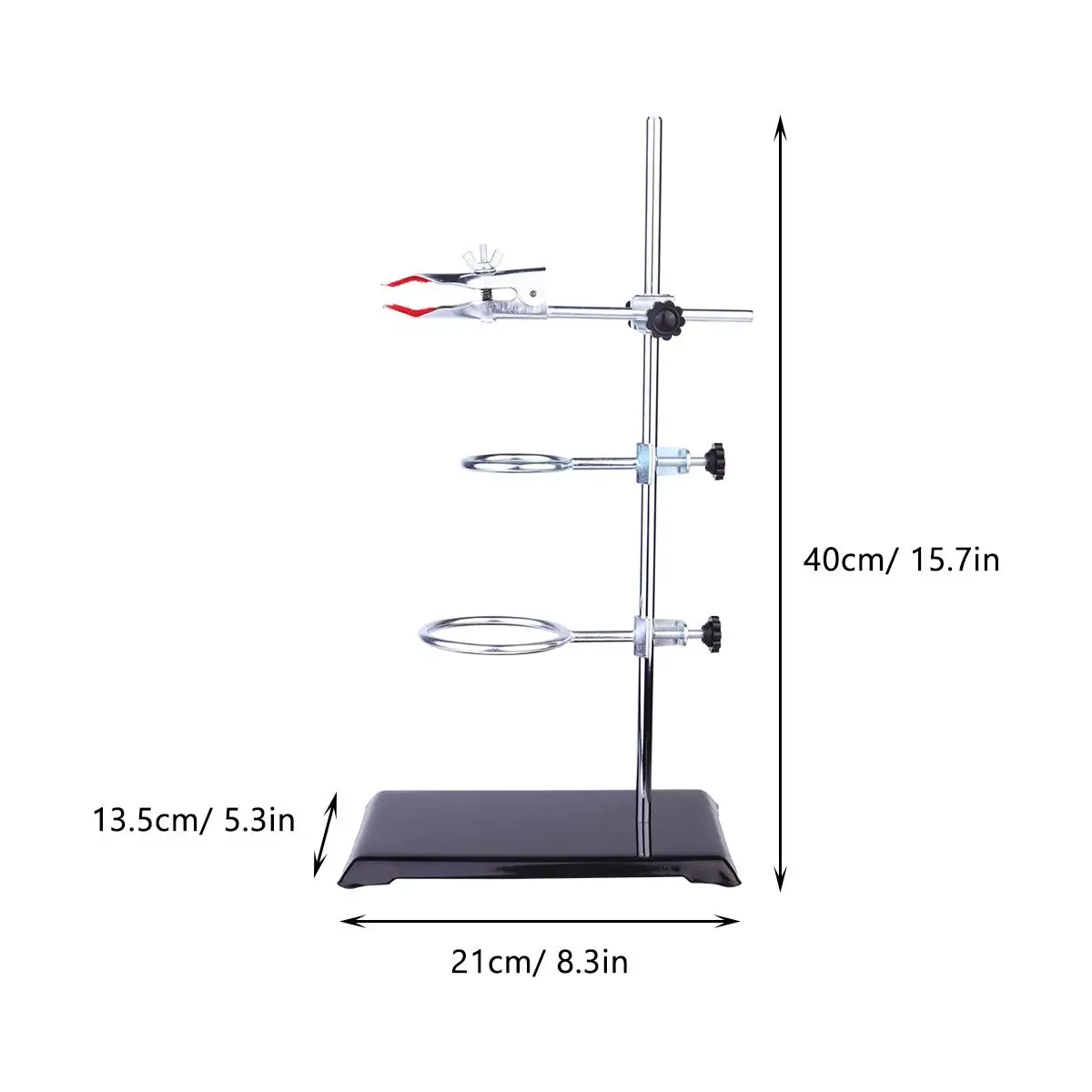 

Test Tube Rack Heavy Duty Iron Stand Lab Equipment Filtration Tools Base Holder Support For Experiments Laboratory Metalware