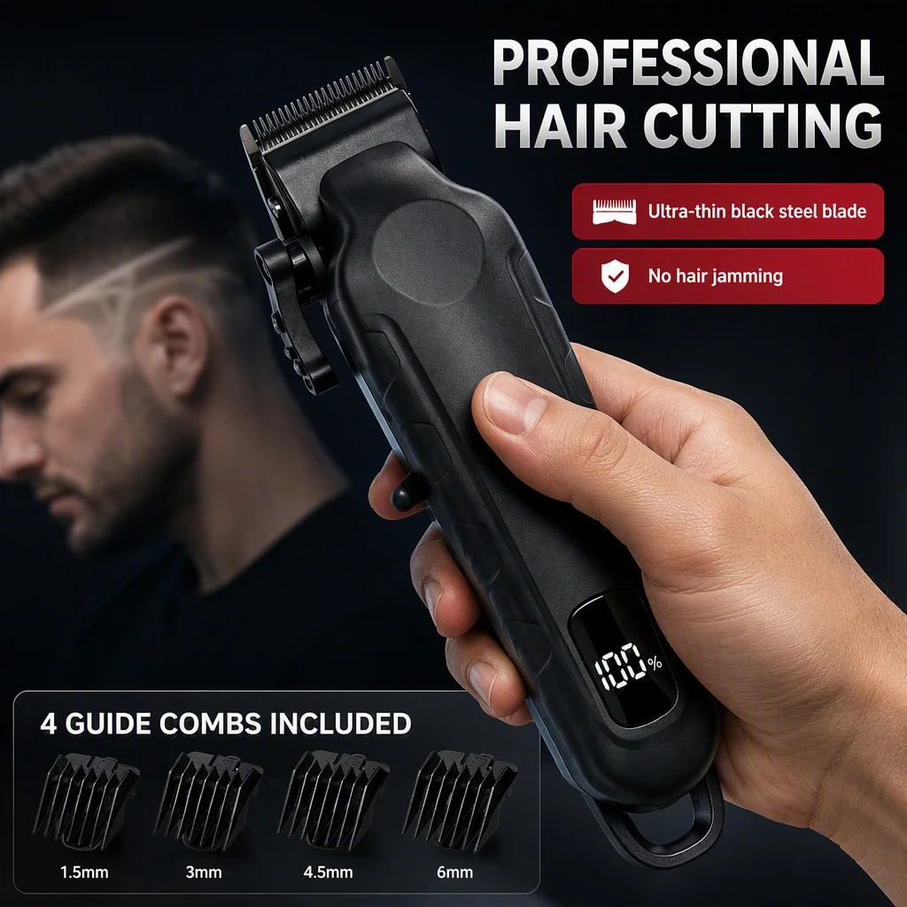 Electric Hair Clipper, Electric Pusher, Carving Oil Head Pusher, Electric Pusher, Bald Head Gadget, Hair Cutting Electric Pusher