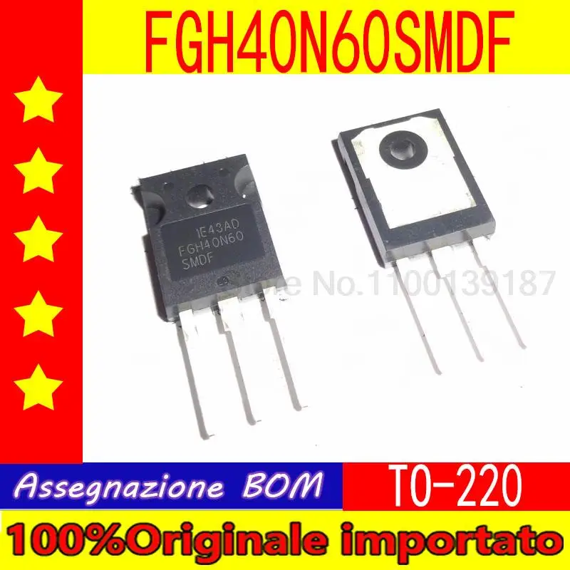 10pcs/lot  40N60 FGH40N60 FGH40N60SFD FGH40N60SMD FGH40N60UFD SGH40N60UFD G40N60 FGH40N60SMDF TO-247 transistor