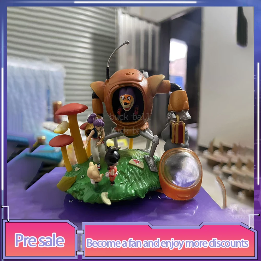 Dragon Ball Figuur Shu Anime Figuren Shu Robot Vs Son Goku Beeldje Model Standbeeld Pop Collectie Decoratie Speelgoed Verjaardagscadeautjes