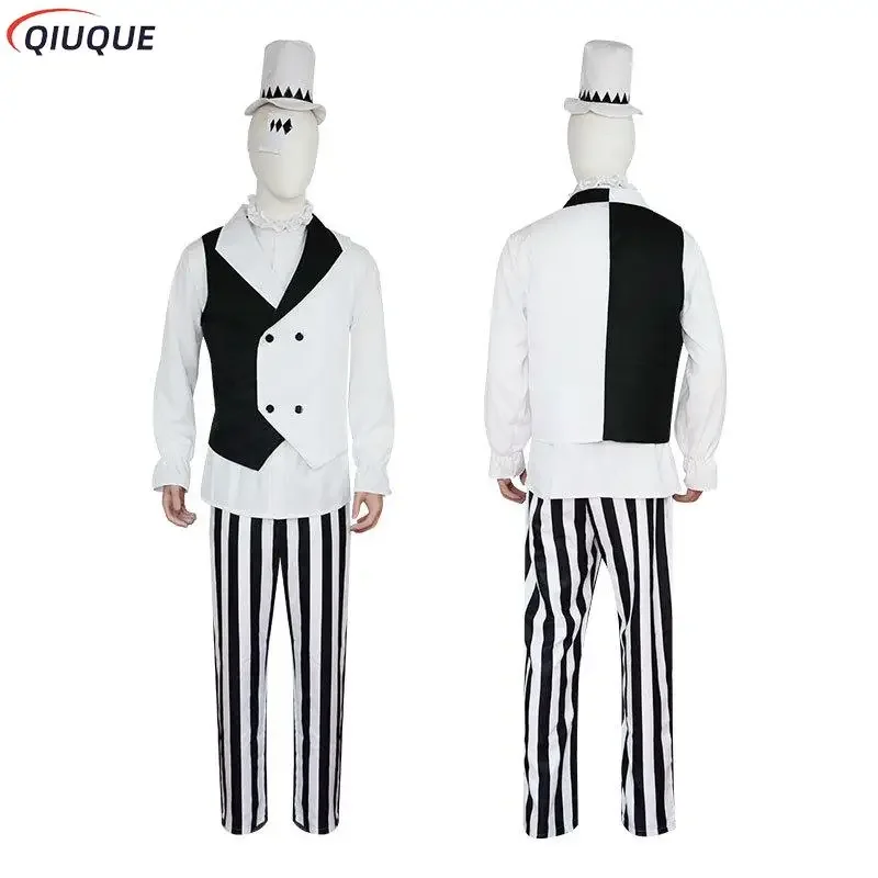 Anime Bungo Stray Dogs Season 4 Nikolai Gogol cosplay costume wig men outfit hat cloak vest Shirt pants scarf eyepatch gloves