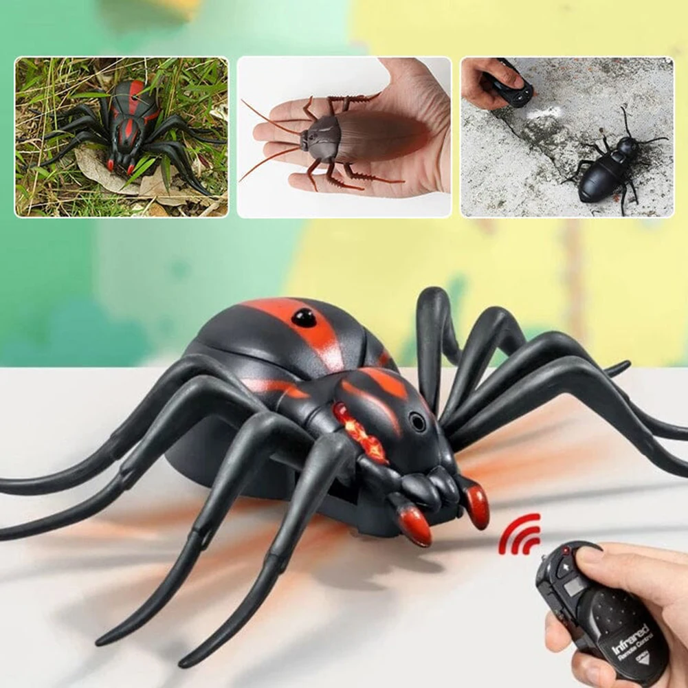 

Remote Control Simulation Electric Bugs Toy Lightweight Prank Bugs Toy For Kids Children Women Men