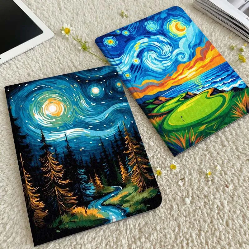 

Cartoon Starry Night Forest For Xiaomi Redmi Mi Pad 5 6 6s 7 SE Pro Max Ultra 12.4 12.5 14 inch Tablet Case