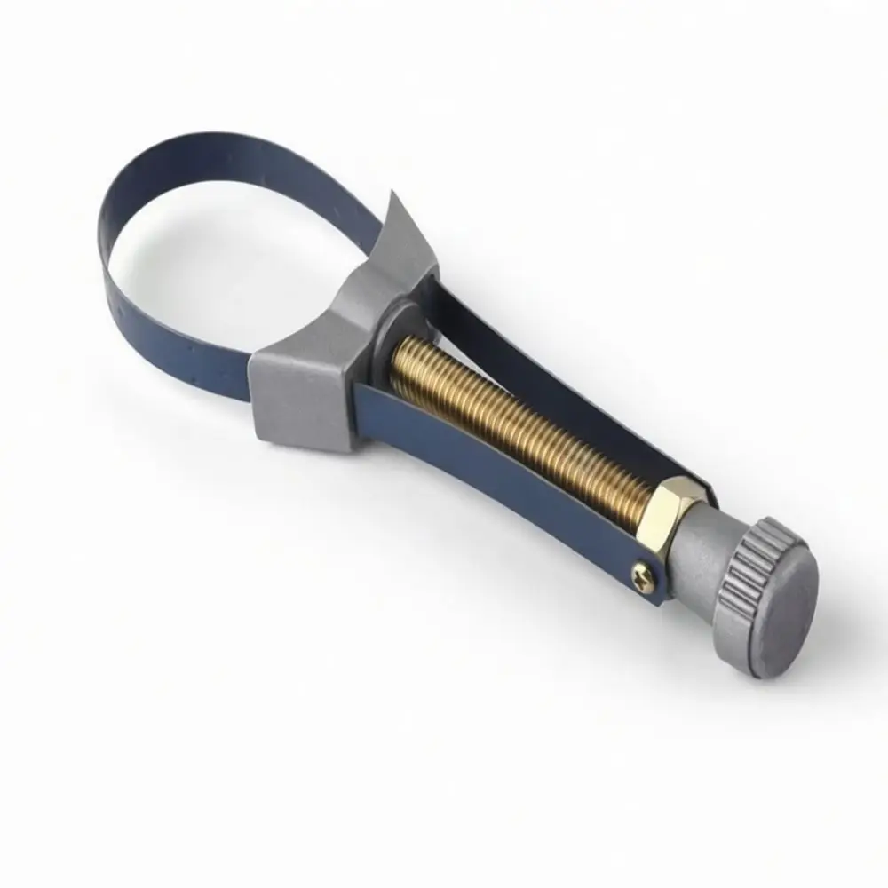 Heavy Duty Oil Filter Wrench Adjustable Steel Strap Remover For Car Engine Maintenance Auto Repair Hand Tool Spanner