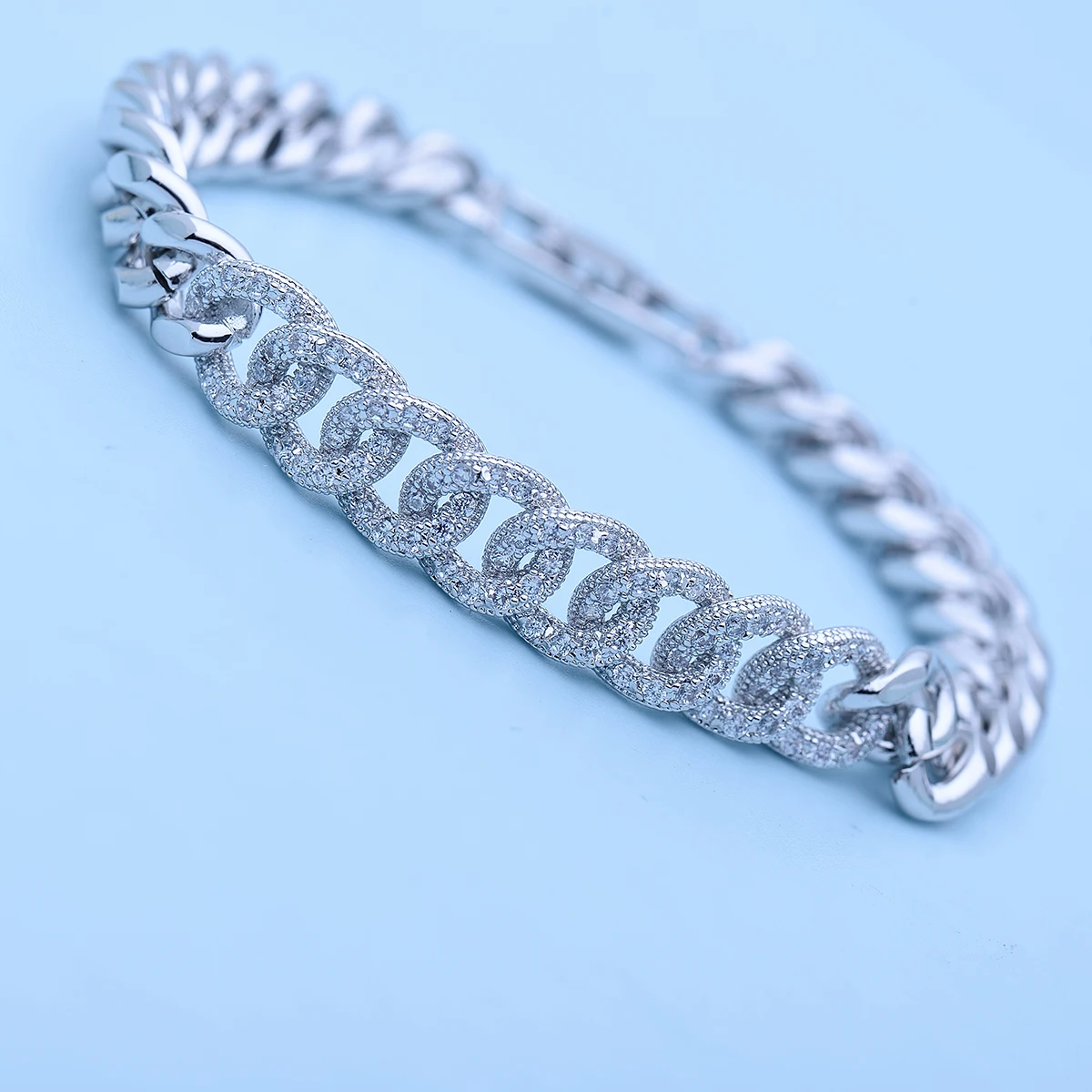 LUOTEEMI Brand Kpop Tennis Bracelet for Women Luxury Brilliant Zircon Men Fashion Adjustble Bangles Bridal Wedding Party Jewelry
