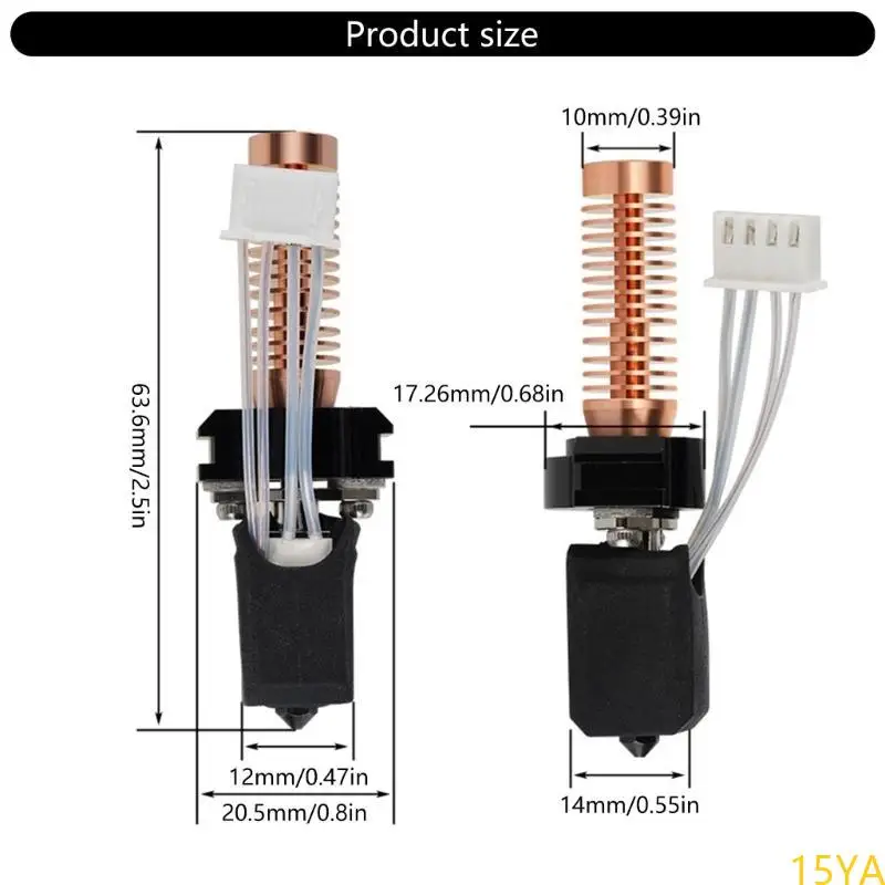 15YA 5M/5MPRO HOTEND 3D CRINTING COMPONENT CAREMIN #1