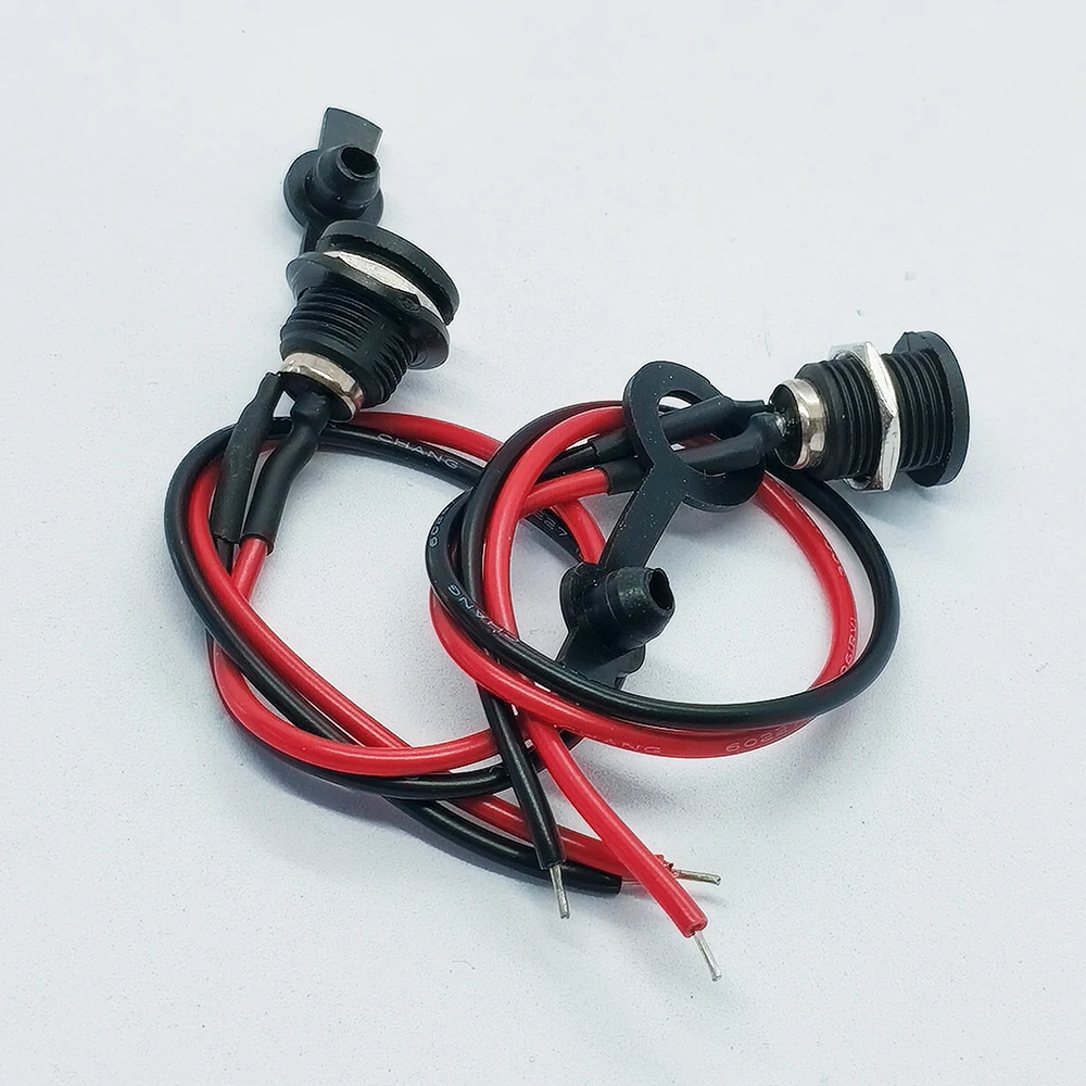 1Pcs DC5.5*2.1/2.5 Round Plug Electric Bike Charger With Cable 36V 48V Lithium Battery Male Female Connector Charging Wire