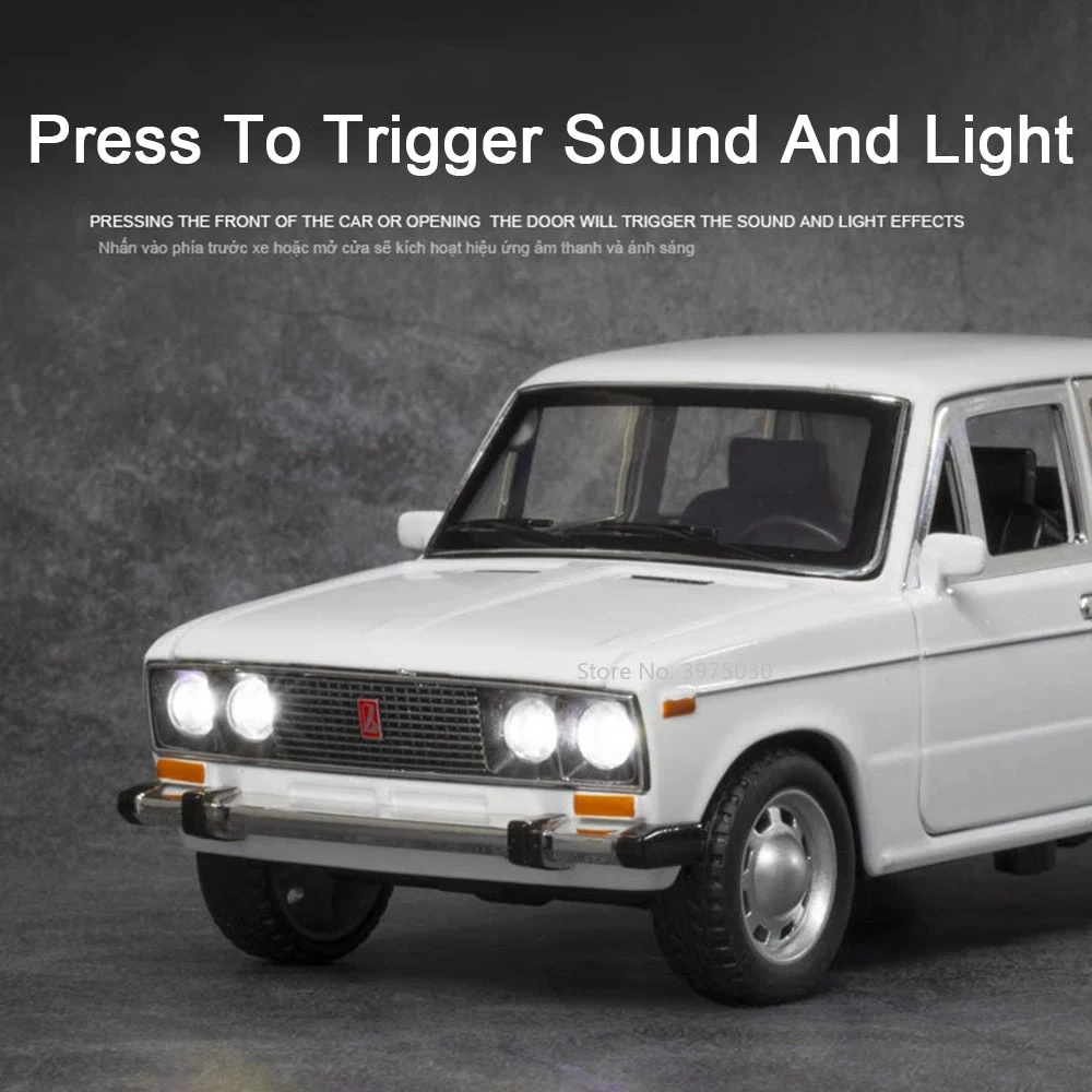 1/24 LADA 2106 Alloy Scale Car Model Diecast Vehicles Car Toys with ...