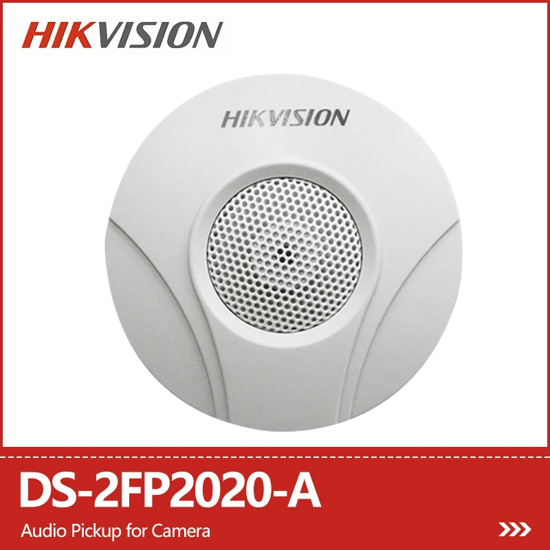 

Hikvision Hi-Fi микрофон аудио звукосниматель DS-2FP2020-A для IP-камеры безопасности расстояние передачи звука 3000 м