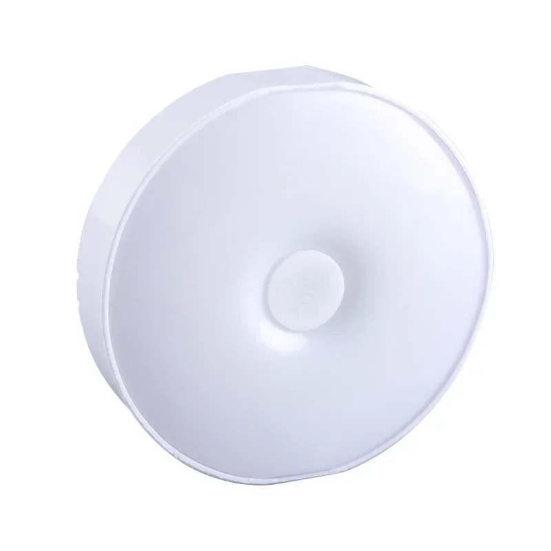 

USB Charging Button Light Three-color Dimming Button Mobile Magnetic Bedside Night Light