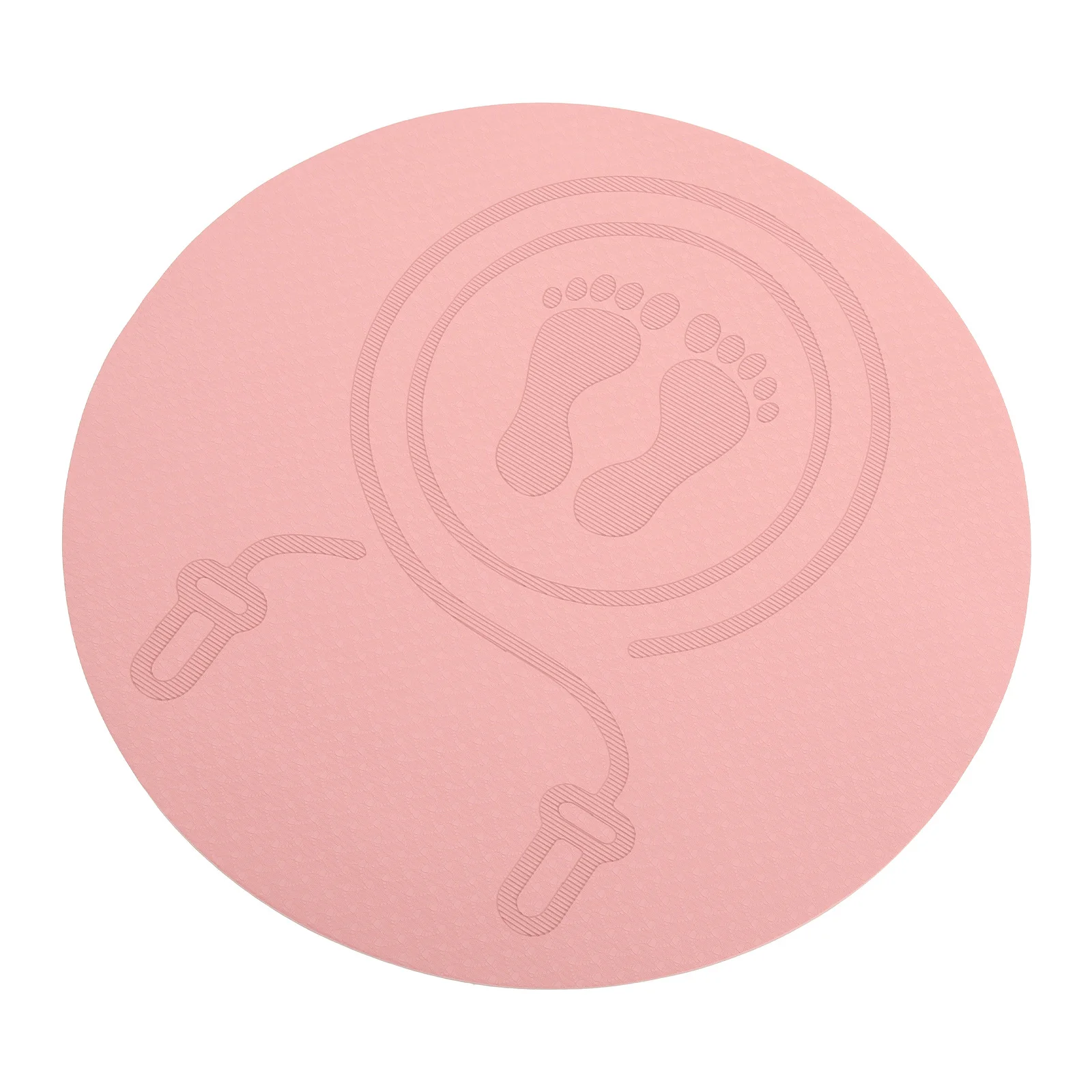 Estera antideslizante para saltar, Material Tpe Premium, a prueba de golpes, para Fitness, Yoga en casa, Pilates, entrenamiento interior, 1 ud.