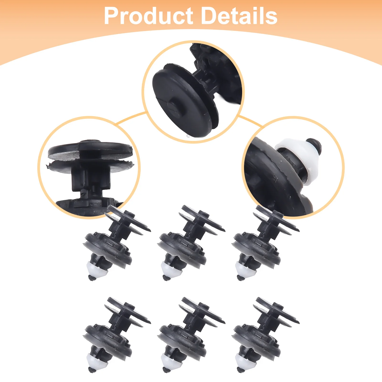 

Perfect Match Car Door Trim Clips Fixing Rivets 20Pcs Easy Installation W709004S300 1257376 Fast And Permanent Fastening