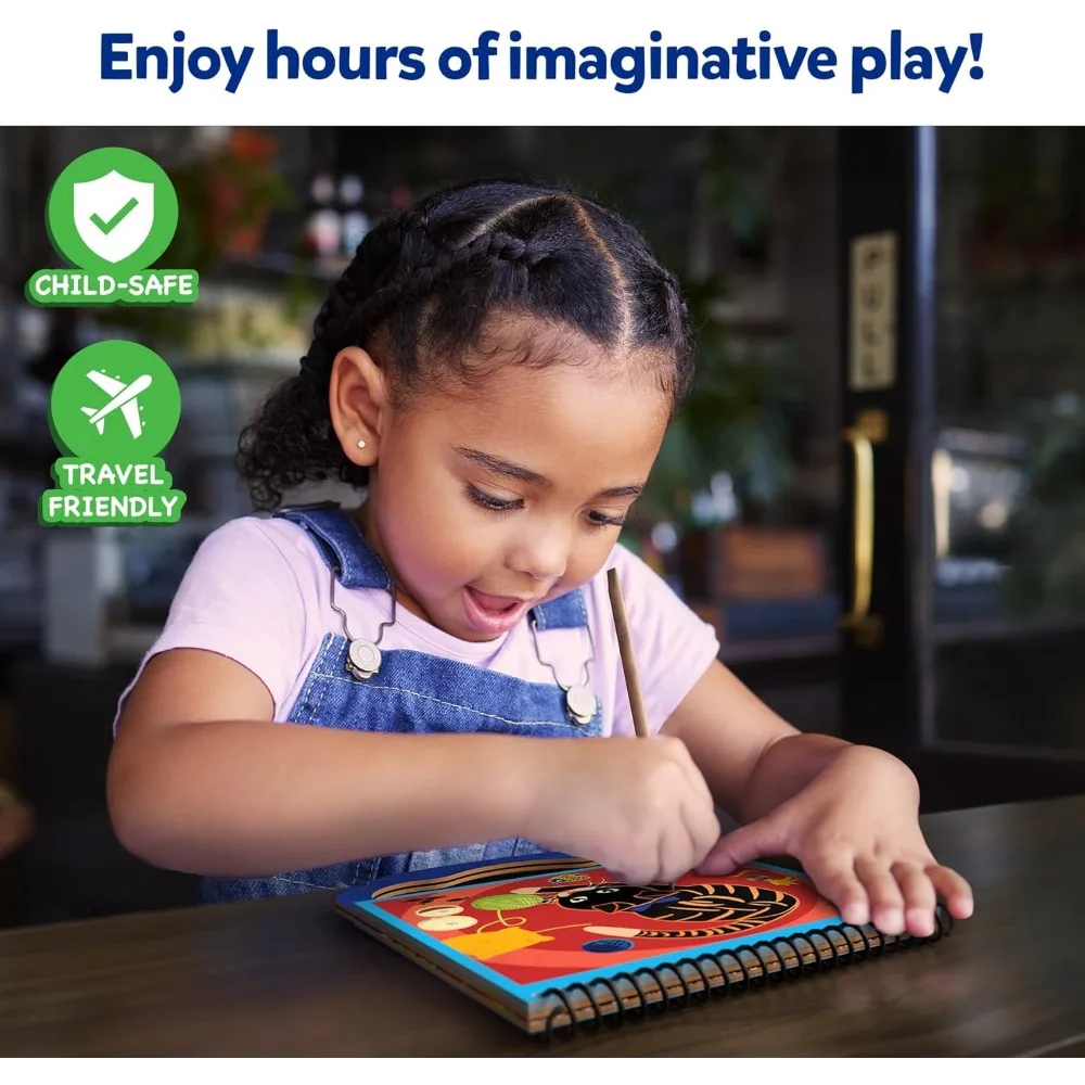 Children's art books - animals, craft kits and supplies, stickers, travel toys