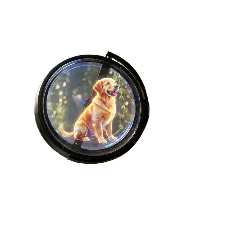 for Simple Operation Advertising Equipment Restaurant Cinema Logo 3D Holographic Light Box Display Fan