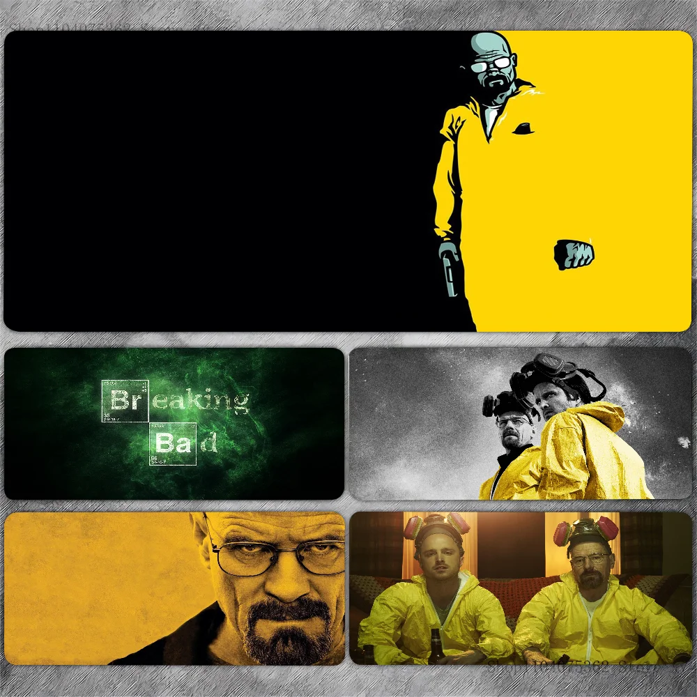 B-Breaking Bad Non-slip Mouse Pad Suitable For Office Computers Laptops E-sports Game Desk Mats XXL Keyboard