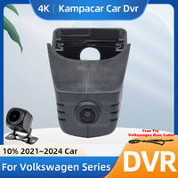 Kampacar VW29-4K 2160P Wifi DashCam Camera Video Recorder For Volkswagen 77mm VW Talagon 2021-2024 10% Car Dvr