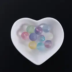 Aquarium Toys Bouncing Ball Machine Beads Vase Filler DIY Handmade Materials Glass Marbles Luminous Glass Ball Pinball Machine