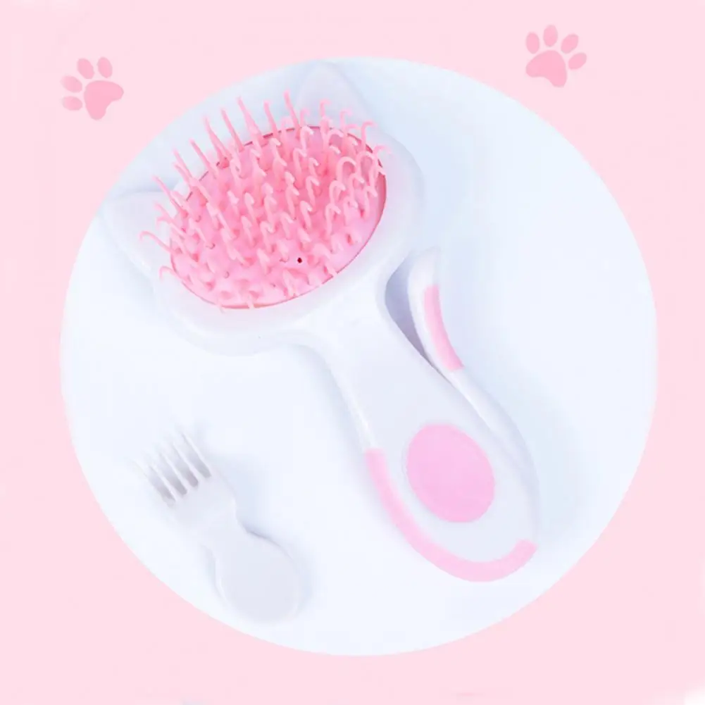 

Washable 1 Set Portable Pets Dematting Brush Comb Accessories Cat Comb High Dense for Home