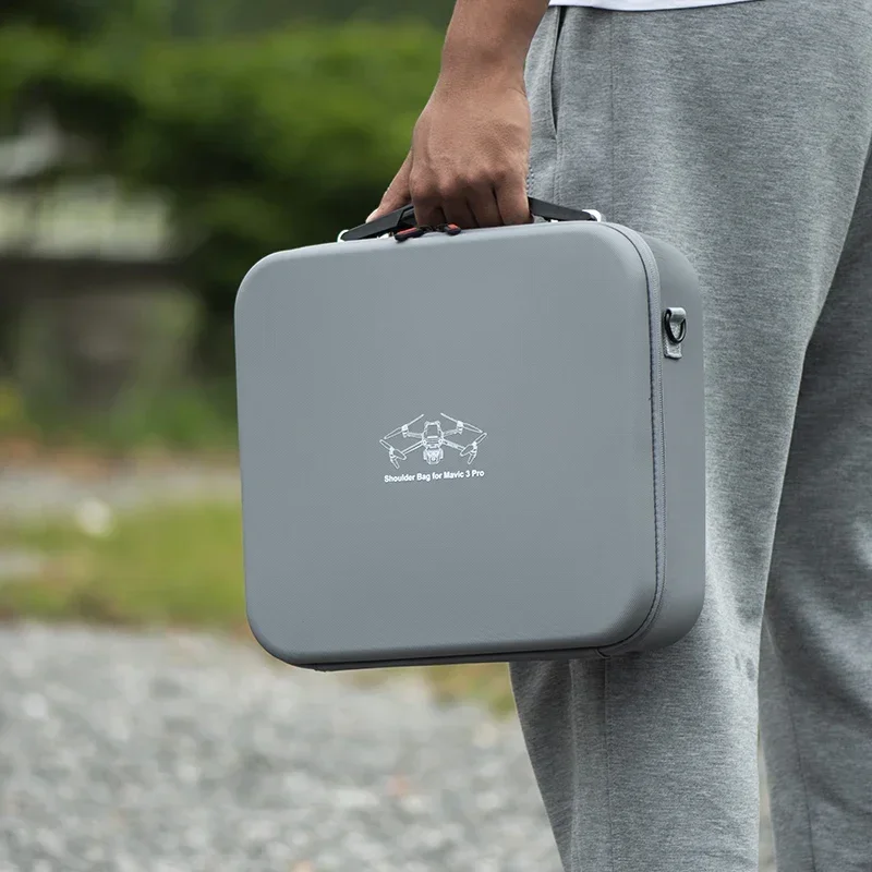Storage Bag For DJI Mavic 3 Pro/Classic Accessories Travel Carrying Case PU Portable Shoulder Bag For DJI RC/RC PRO Case