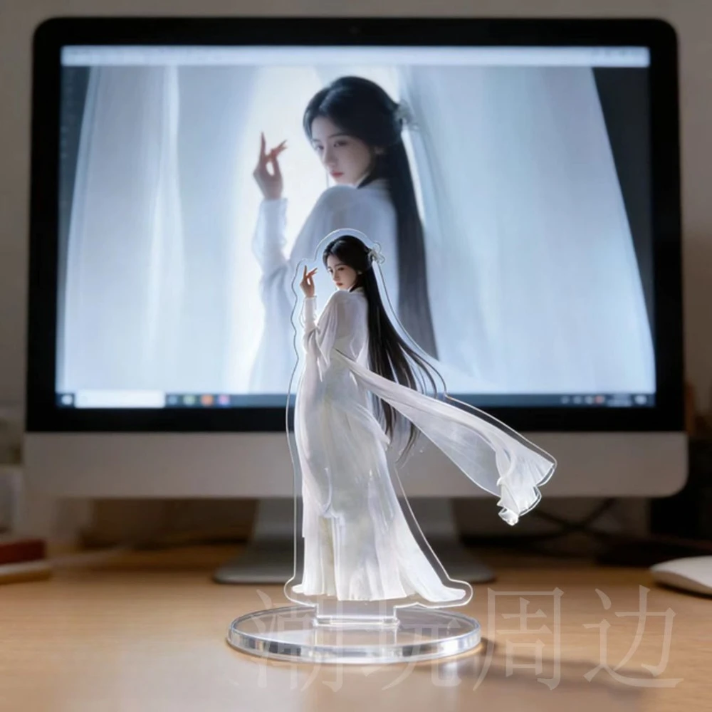 VEIL OF SHADOWS Ghostly Beauty Ju Jingyi Lu Wuyi Stand Plate Desktop Decoration Model Toy 10cm Ornament Gift Collection Keychain