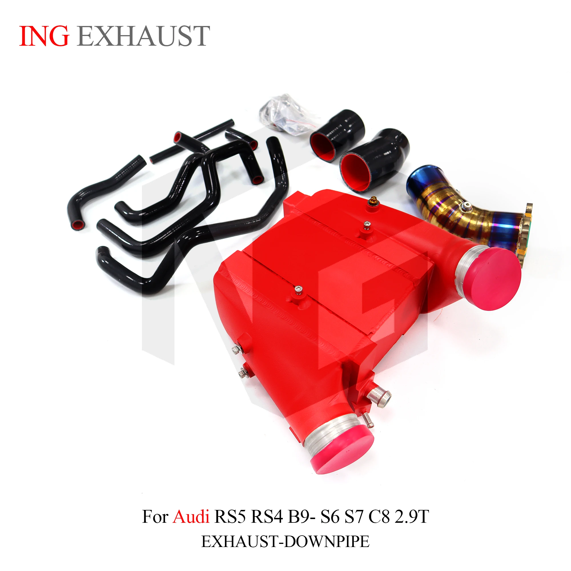 ING Air Intake Accessories For Audi RS5 RS4 B9-S6 S7 C8 2.9T Engine Cool Performance intercooler Turbo Tube Hot Sale