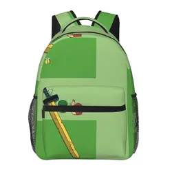 Finn The Human Adventurer Plecak Plecaki Chłopcy Dziewczęta Bookbag Torby szkolne dla dzieci Plecak dla dzieci Torba na ramię o dużej pojemności