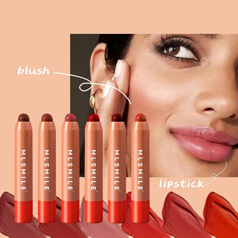 Matte Lipstick Pen, de longa duração, à prova d'água, copo, bálsamo, matiz, maquiagem labial, cosméticos antiaderentes, Coréia, Sexy, Z7X3, 6 cores