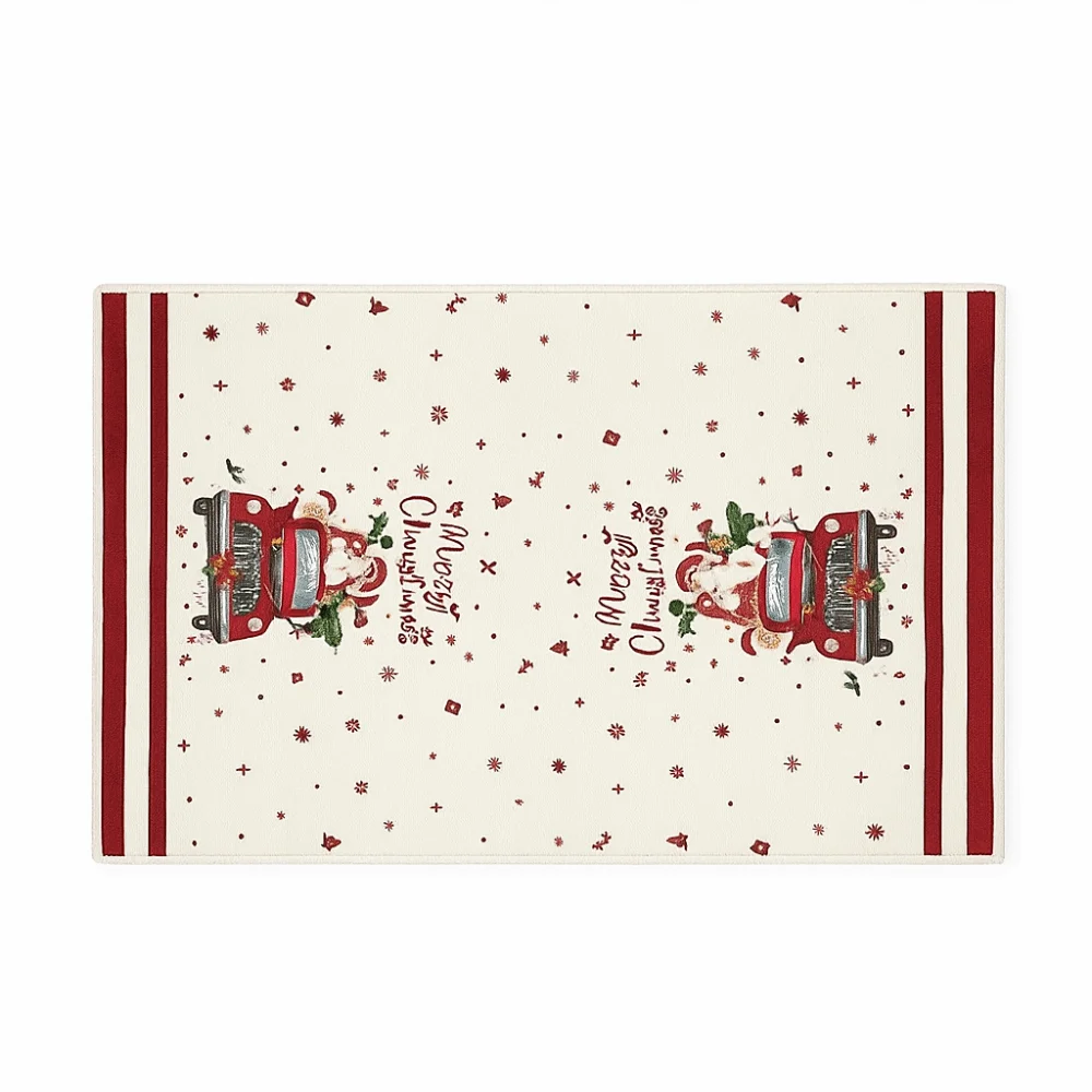 5Pcs Ultra Soft Christmas Dishcloth Towel Quick-drying Reusable Christmas Hand Towel Microfiber Christmas Kitchen Dishcloth