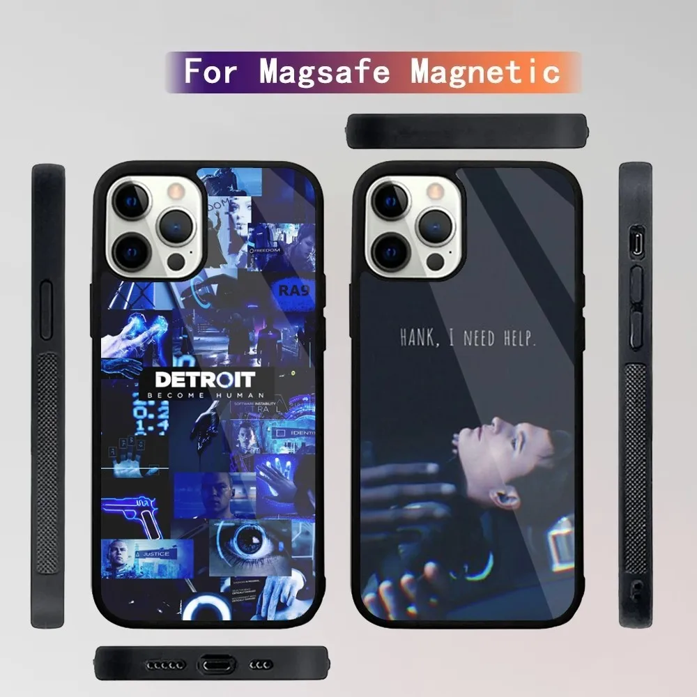 Detroit Become Human Phone Case For iPhone 15,14,13,12,11,Plus,Pro,Max Mini Magsafe Magnetic Wireless Charging