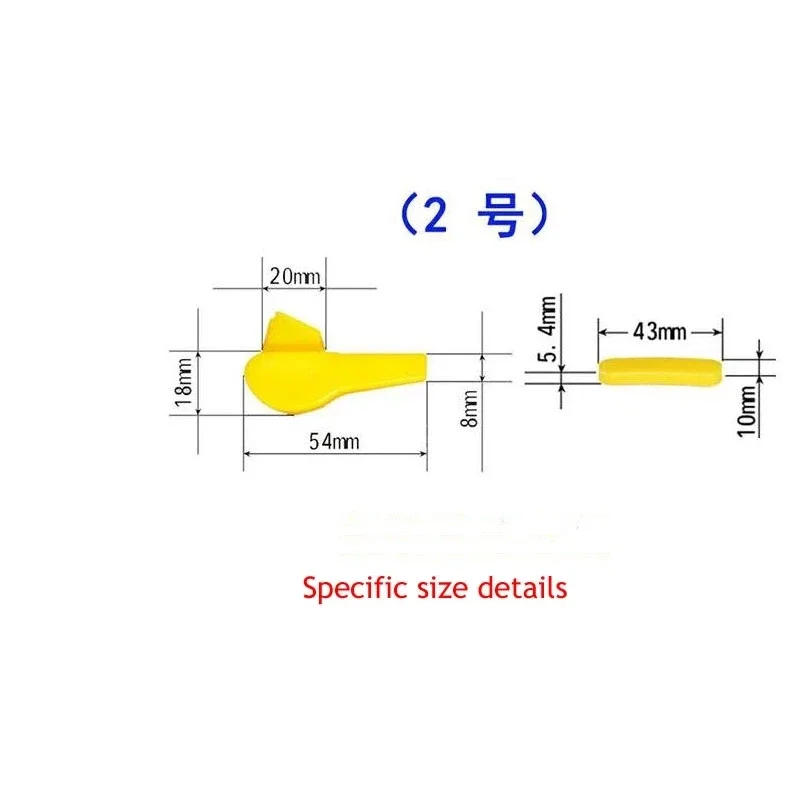 Tire Raking Machine Accessories Bird Head Gasket Clip Plastic Protective Pad Anti-wear Slider20pcs