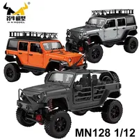 RC 4x4 Car MN128 MN82S 2.4G Climbing Buggy Professional with LED Light Full Scale Remote Control Cars Toys for Boys Gift