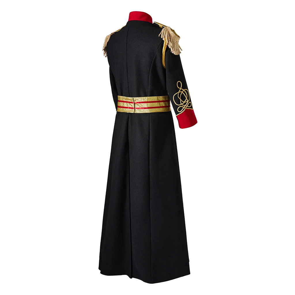 Cosplaydiy General Military Hussar Tailcoat woolen coat The Ballet Musical Soldier Costume Men Women Medieval Military suit coat