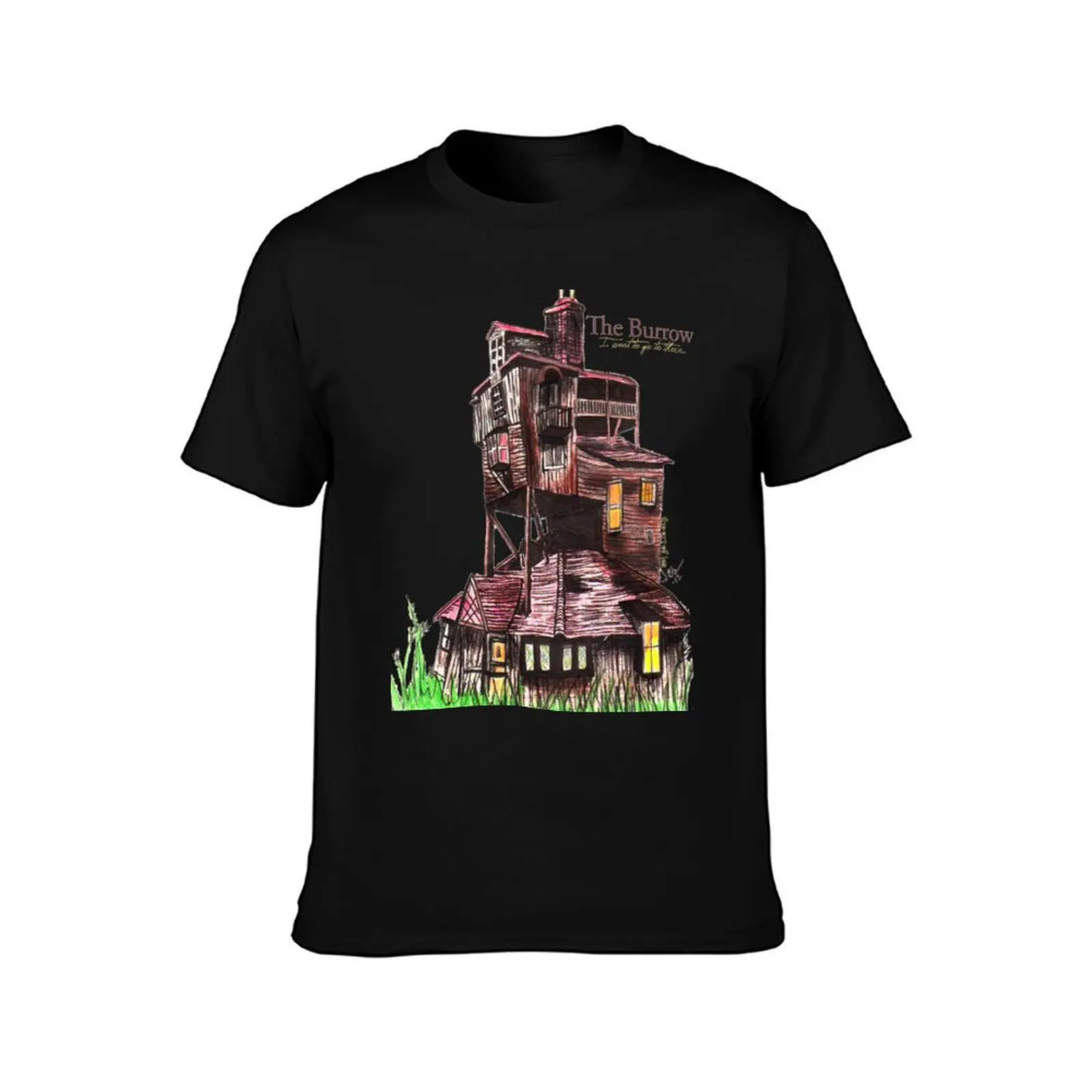 The Burrow T-Shirt man t shirt cotton high quality T-Shirt
