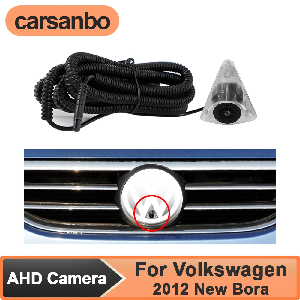

Carsanbo AHD 1080P Vehicle Front View Camera for Volkswagen 2012 New Bora Night Vision Fisheye 150° Waterproof Parking Monitor